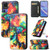 TCL 40 SE CaseNeo Colorful Magnetic Leather Phone Case - Colorful Cloud