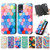 TCL 40 SE CaseNeo Colorful Magnetic Leather Phone Case - Rhombus