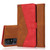 TCL 40 SE Dual-color Stitching Leather Phone Case - Brown Red