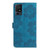TCL 40 SE Flower Embossing Pattern Leather Phone Case - Blue