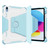 360 Degree Rotating Armored Smart Tablet Leather Case iPad 10th Gen 10.9 2022 - Blue