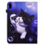 Colored Drawing Stitching Elastic Band Leather Smart Tablet Case iPad 10th Gen 10.9 2022 - Bubble Cat