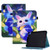 Colored Drawing Stitching Elastic Band Leather Smart Tablet Case iPad 10th Gen 10.9 2022 - Cute Rabbit