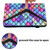 Colored Drawing Stitching Elastic Band Leather Smart Tablet Case iPad 10th Gen 10.9 2022 - Wavy Pattern