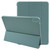 iPad 10.9 2022 / Air 5 / Air 4 GEBEI 3-folding Holder Shockproof Flip Leather Tablet Case - Dark Green