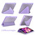 iPad 10th 10.9 2022 WiWU PU + TPU Smart Tablet Case with Pen Slot - Purple