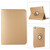 iPad 10th Gen 10.9 2022 360 Degree Rotation Litchi Texture Flip Leather Tablet Case with Holder  - Gold