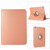 iPad 10th Gen 10.9 2022 360 Degree Rotation Litchi Texture Flip Leather Tablet Case with Holder  - Rose Gold