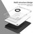 iPad 10th Gen 10.9 2022 360 Rotation Detachable Clear Acrylic Leather Tablet Case - Black