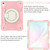 iPad 10th Gen 10.9 2022 360 Rotation PC+Silicone Tablet Case - Cherry Blossom Powder