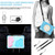 iPad 10th Gen 10.9 2022 360 Rotation PC+Silicone Tablet Case - Sky Blue