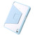 iPad 10th Gen 10.9 2022 3-Fold 360 Rotation Acrylic Leather Smart Tablet Case - Baby Blue