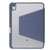 iPad 10th Gen 10.9 2022 3-Fold 360 Rotation Acrylic Leather Smart Tablet Case - Lavender Purple Grey
