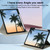 iPad 10th Gen 10.9 2022 3-Fold 360 Rotation Painted Leather Smart Tablet Case - Coconut Tree