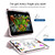iPad 10th Gen 10.9 2022 3-Fold Holder Armor Smart Leather Tablet Case - Pink