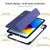 iPad 10th Gen 10.9 2022 3-Fold Holder Armor Smart Leather Tablet Case - Royal Blue