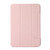 iPad 10th Gen 10.9 2022 3-fold Magnetic Buckle Leather Smart Tablet Case - Pink