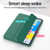 iPad 10th Gen 10.9 2022 3-fold TPU Leather Smart Tablet Case - Dark Green