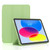 iPad 10th Gen 10.9 2022 3-fold TPU Leather Smart Tablet Case - Green