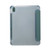 iPad 10th Gen 10.9 2022 3-folding Electric Pressed Skin Texture Leather Tablet Case - Deep Green