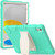 iPad 10th Gen 10.9 2022 3-Layer Protection Screen Frame + PC + Silicone Tablet Case - Mint Green