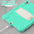 iPad 10th Gen 10.9 2022 3-Layer Protection Screen Frame + PC + Silicone Tablet Case - Mint Green