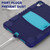 iPad 10th Gen 10.9 2022 3-Layer Protection Screen Frame + PC + Silicone Tablet Case - Navy Blue+Blue