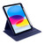 iPad 10th Gen 10.9 2022 Acrylic 360 Degree Rotation Holder Tablet Leather Case - Dark Blue