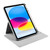 iPad 10th Gen 10.9 2022 Acrylic 360 Degree Rotation Holder Tablet Leather Case - Fog Grey