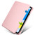 iPad 10th Gen 10.9 2022 Acrylic 360 Degree Rotation Holder Tablet Leather Case - Sand Pink