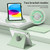 iPad 10th Gen 10.9 2022 Acrylic 360 Rotation Detachable Leather Tablet Case - Green