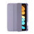 iPad 10th Gen 10.9 2022 Acrylic 3-folding Leather Tablet Case - Purple
