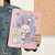 iPad 10th Gen 10.9 2022 Acrylic Painted 3-fold Holder Leather Tablet Case - Three Little Rabbits