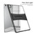 iPad 10th Gen 10.9 2022 Acrylic TPU Transparent Tablet Protective Case with Holder - Black
