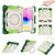 iPad 10th Gen 10.9 2022 Armor Contrast Color Silicone + PC Tablet Case - Colorful Green