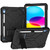 iPad 10th Gen 10.9 2022 Bumblebee Silicone + PC Shockproof Tablet Case with Holder - Black