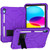 iPad 10th Gen 10.9 2022 Bumblebee Silicone + PC Shockproof Tablet Case with Holder - Purple