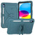 iPad 10th Gen 10.9 2022 Butterfly Kickstand Heavy Duty Hard Rugged Tablet Case - Dark Green