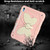 iPad 10th Gen 10.9 2022 Butterfly Kickstand Heavy Duty Hard Rugged Tablet Case - Gream Rose Pink