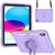 iPad 10th Gen 10.9 2022 Butterfly Kickstand Heavy Duty Hard Rugged Tablet Case - Light Purple