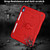 iPad 10th Gen 10.9 2022 Butterfly Kickstand Heavy Duty Hard Rugged Tablet Case - Red