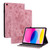 iPad 10th Gen 10.9 2022 Butterfly Rose Embossed Leather Tablet Case - Pink