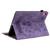 iPad 10th Gen 10.9 2022 Butterfly Rose Embossed Leather Tablet Case - Purple