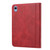 iPad 10th Gen 10.9 2022 Calf Texture Double Fold Leather Smart Tablet Case - Red