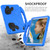 iPad 10th Gen 10.9 2022 Children EVA Shockproof Tablet Case with Thumb Bracket - Blue