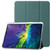 iPad 10th Gen 10.9 2022 Clear Acrylic 3-Fold Leather Tablet Case - Dark Green