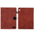 iPad 10th Gen 10.9 2022 Cloth Texture Leather Smart Tablet Case - Brown