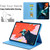 iPad 10th Gen 10.9 2022 Colored Drawing Leather Smart Tablet Case - Blue Dog