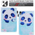 iPad 10th Gen 10.9 2022 Colored Drawing Leather Smart Tablet Case - Cup Panda