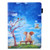 iPad 10th Gen 10.9 2022 Colored Drawing Leather Smart Tablet Case - Elephant Rabbit